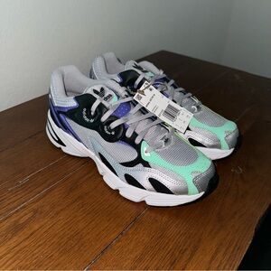 Women’s Adidas Astir / Grey, Purple, & Green. New with Tags!